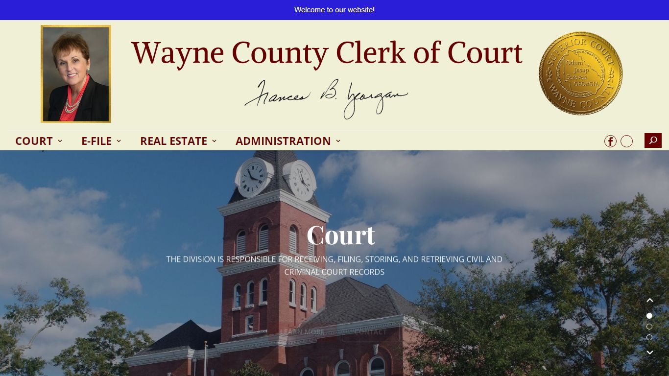 Frances B. Yeargan, Wayne County Clerk of Court